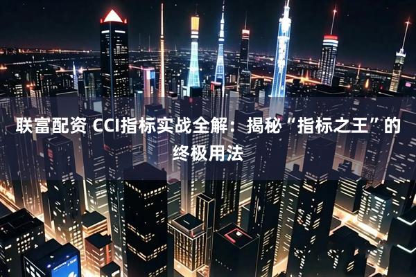 联富配资 CCI指标实战全解：揭秘“指标之王”的终极用法