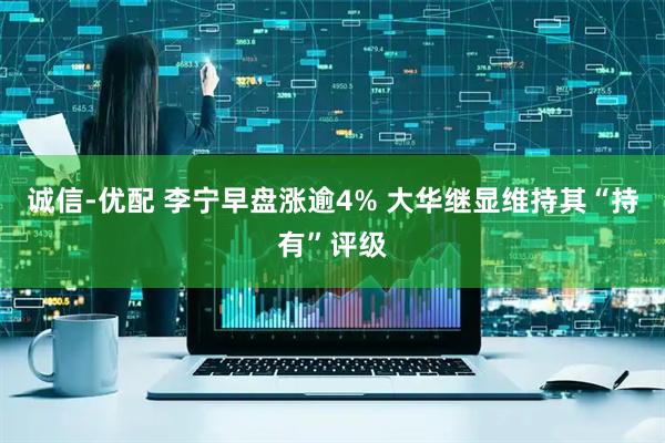诚信-优配 李宁早盘涨逾4% 大华继显维持其“持有”评级