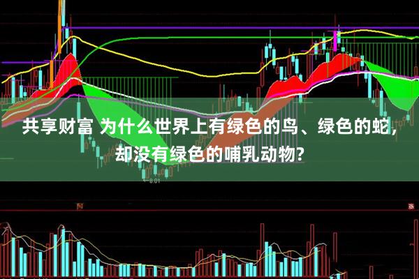 共享财富 为什么世界上有绿色的鸟、绿色的蛇，却没有绿色的哺乳动物?